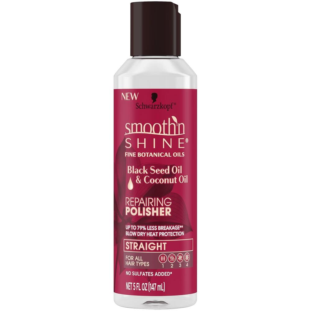 Schwarzkopf Smooth 'N Shine Straight Repairing Polisher Straight Hair 5 oz NEW